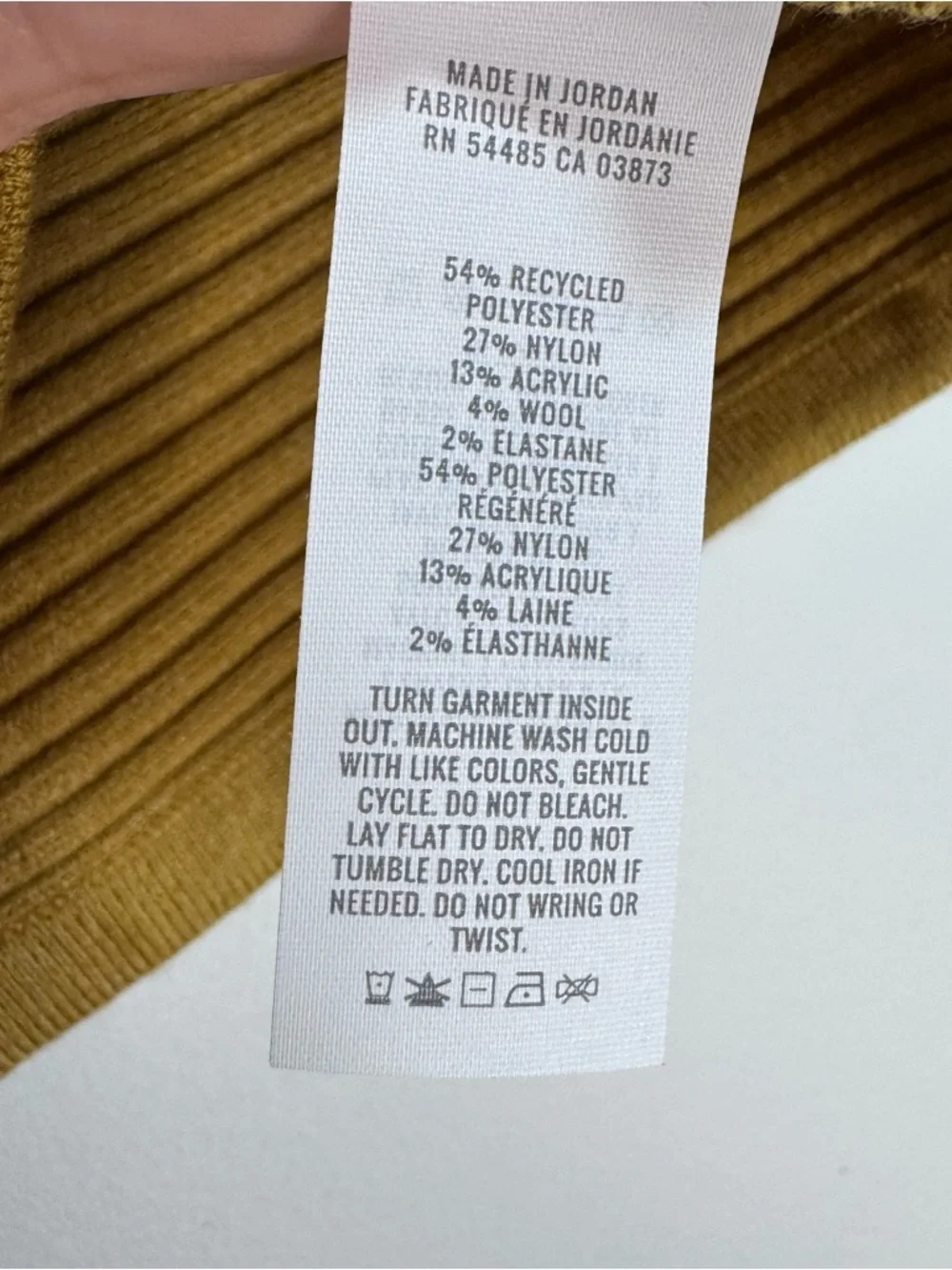 Aerie Ribbed Bralette XL Mustard Gold Seamless Knit Cami Bra